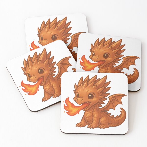 Item preview, Kawaii Bronze Fire Dragon designed and sold by TheRealJoshD.