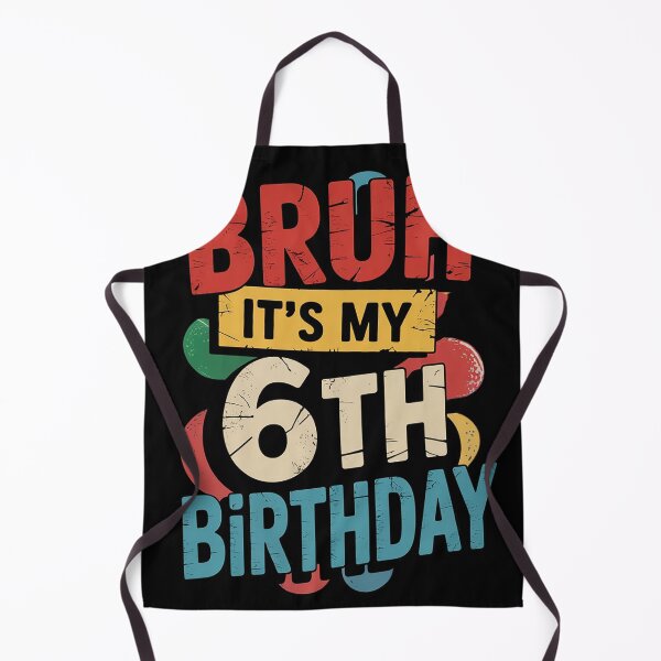 Aperçu de l'œuvre Mec, c'est mon 6e anniversaire, anniversaire de 6 ans, 12 ans créée et vendue par THagBlue.