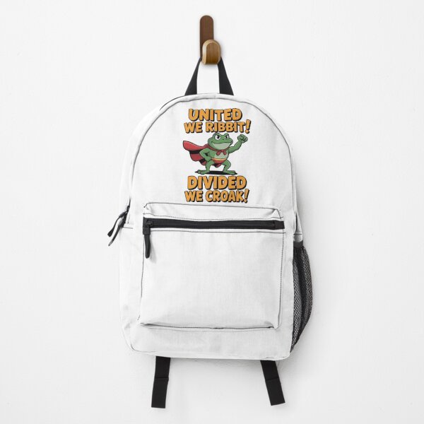 Item preview, United We Ribbit Divided We Croak portland frog designed and sold by DOPANDA ..