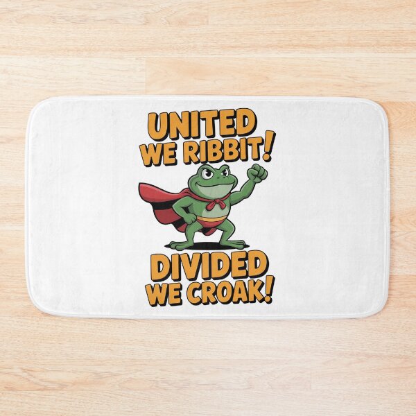 Item preview, United We Ribbit Divided We Croak portland frog designed and sold by DOPANDA ..