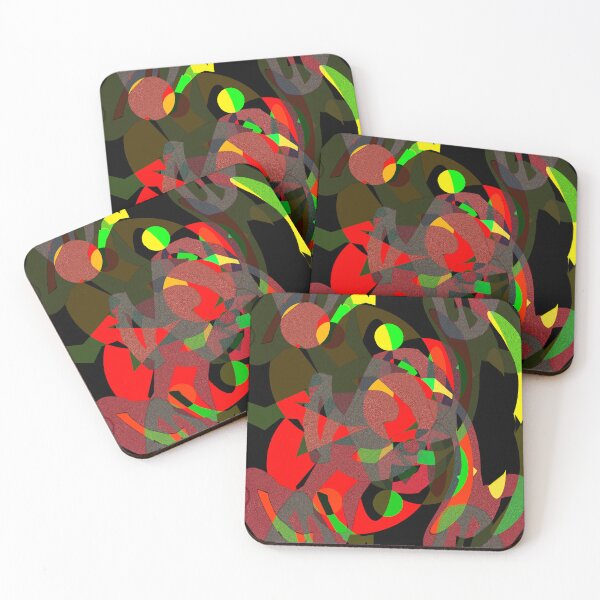 Item preview, "Psychedelic Suns" colourful abstract art designed and sold by Grant Wilson.