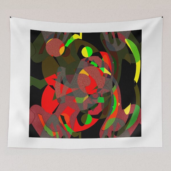 Item preview, "Psychedelic Suns" colourful abstract art designed and sold by Grant Wilson.