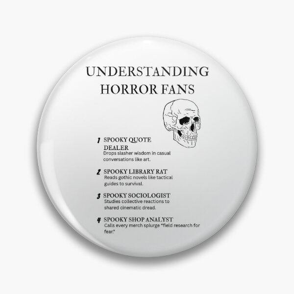 Item preview, Understanding Horror Fans – Creepy Humor for Late-Night Viewers designed and sold by PsyFlow35.