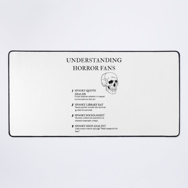 Item preview, Understanding Horror Fans – Creepy Humor for Late-Night Viewers designed and sold by PsyFlow35.