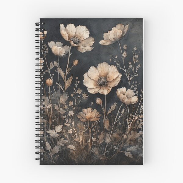 Item preview, Wildflowers on Black - Dark and Moody  designed and sold by CamiGraphix.