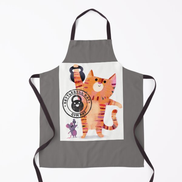 Aperçu de l'œuvre T-SHIRT KETTLEBELL-KAT créée et vendue par JanetVScurry.