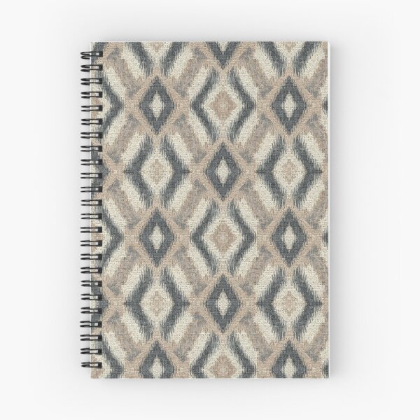 Item preview, Ikat Geometric Diamond Fabric Pattern designed and sold by ML-Media.