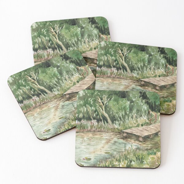 Item preview, "Quiet pond" designed and sold by solgasart.