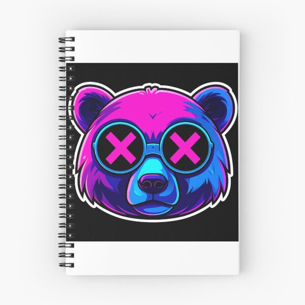 Item preview, Neon Kāws-Inspired X-Eyes Cartoon Sticker designed and sold by EchoFrames.