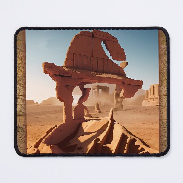 Item preview, Indy Desert Adventure Optical Illusion Art designed and sold by Tshirtophobia.