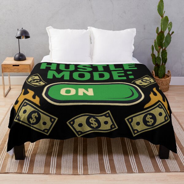 Item preview, Hustle Mode: ON – Money Motivation Design designed and sold by MythoWorldddd.