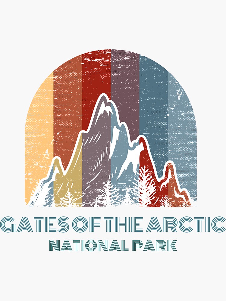 "Gates of the Arctic National Park Alaska" Sticker for Sale by