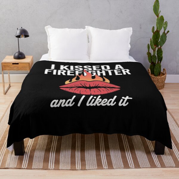 Item preview, I Kissed a Firefighter and I liked it designed and sold by Mateusz Majcherek.
