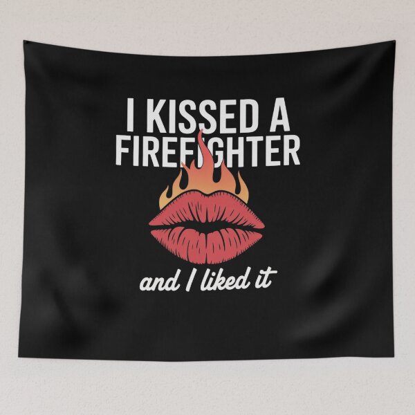 Item preview, I Kissed a Firefighter and I liked it designed and sold by Mateusz Majcherek.
