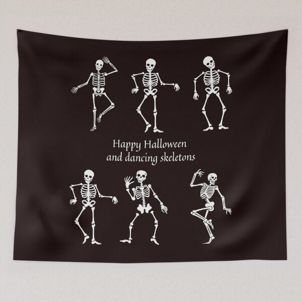 Item preview, Happy Halloween And Dancing Skeletons. designed and sold by Dinasshop.