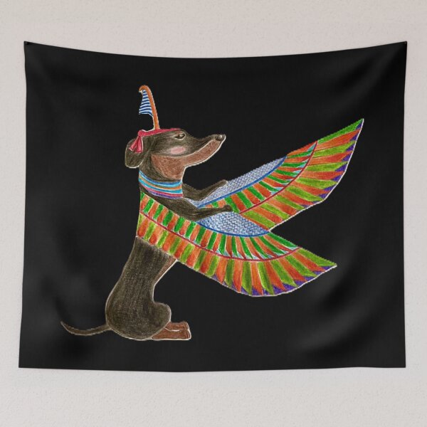 Item preview, Dachshund the Mighty Ma'at designed and sold by Yooby Original.