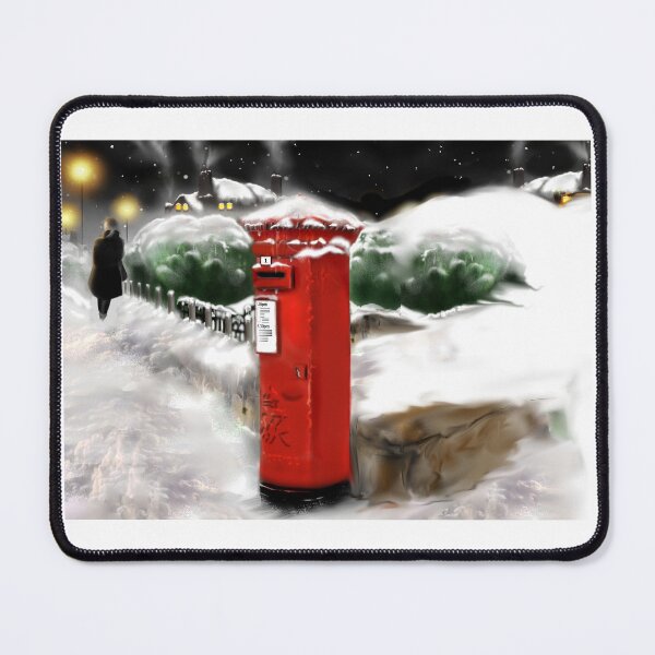 Item preview, Red British Post Box, Christmas Illustration. Letters/ postal. designed and sold by Grant Wilson.