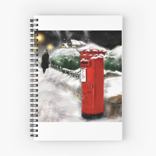 Item preview, Red British Post Box, Christmas Illustration. Letters/ postal. designed and sold by Grant Wilson.