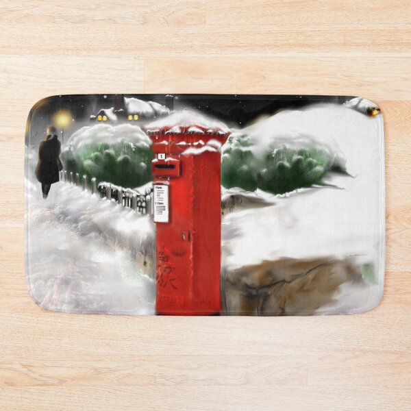 Item preview, Red British Post Box, Christmas Illustration. Letters/ postal. designed and sold by Grant Wilson.