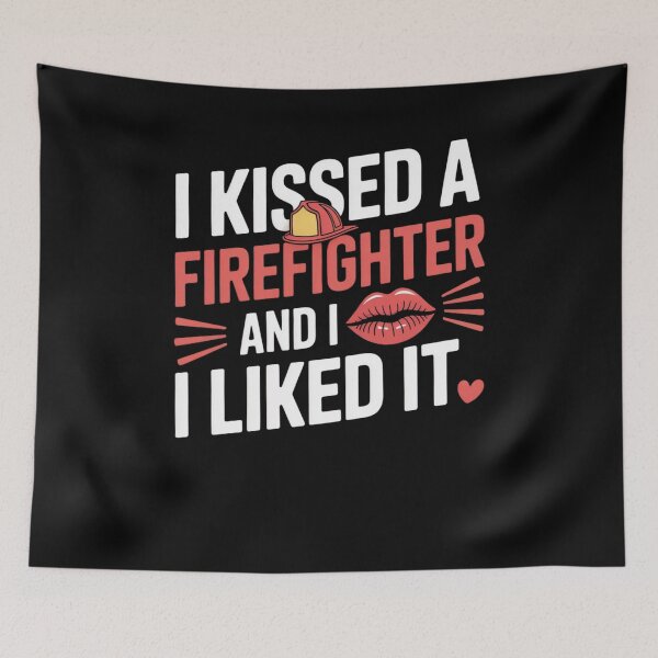Item preview, I Kissed a Firefighter and I liked it designed and sold by Mateusz Majcherek.
