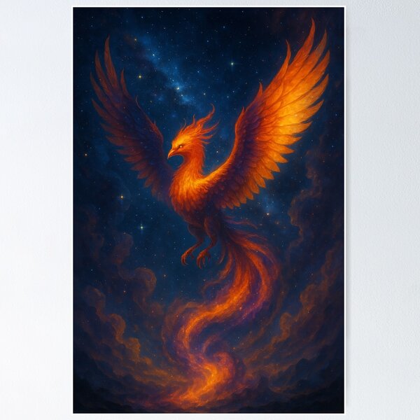 Item preview, Phoenix of the Cosmos designed and sold by MindprintStudio.