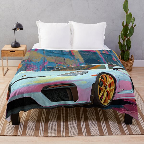 Item preview, Pop Art Style Porsche 718 Cayman GT4 Wall Hanging designed and sold by AutoPopStudio.