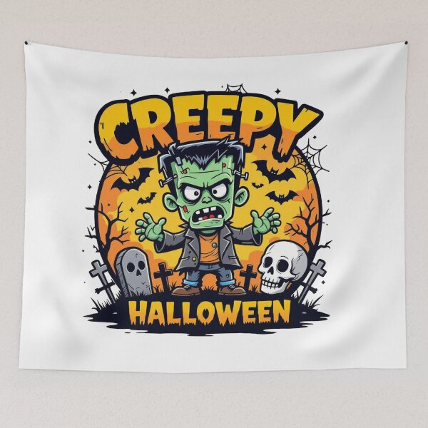 Item preview, Classic Creepy Frankenstein Halloween designed and sold by J-CCreations.