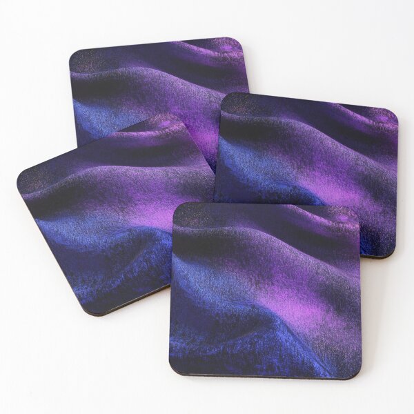 Item preview, The plush fabric is purple and blue in color, creating an abstract background with the dark black night sky. designed and sold by anytka.