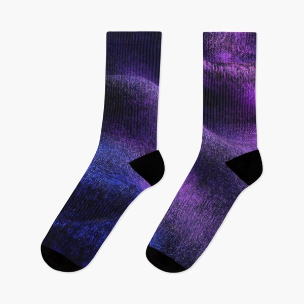 Item preview, The plush fabric is purple and blue in color, creating an abstract background with the dark black night sky. designed and sold by anytka.