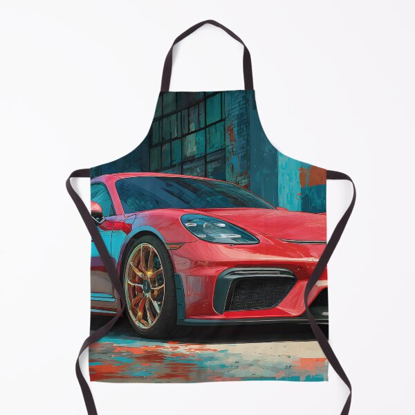 Item preview, Porsche 718 Cayman GT4 Automotive Pop Art Print designed and sold by AutoPopStudio.