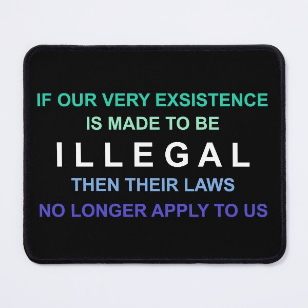 Item preview, Gay Male Protest Slogan designed and sold by DisKorruptd.