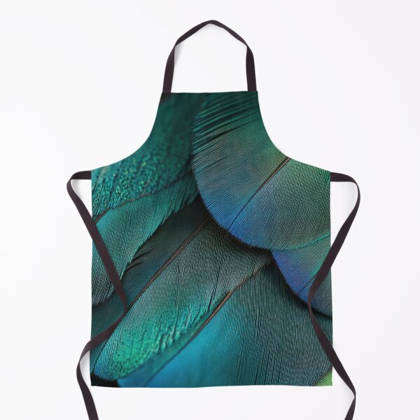Item preview, A close-up of the vibrant teal and green feather texture designed and sold by anytka.