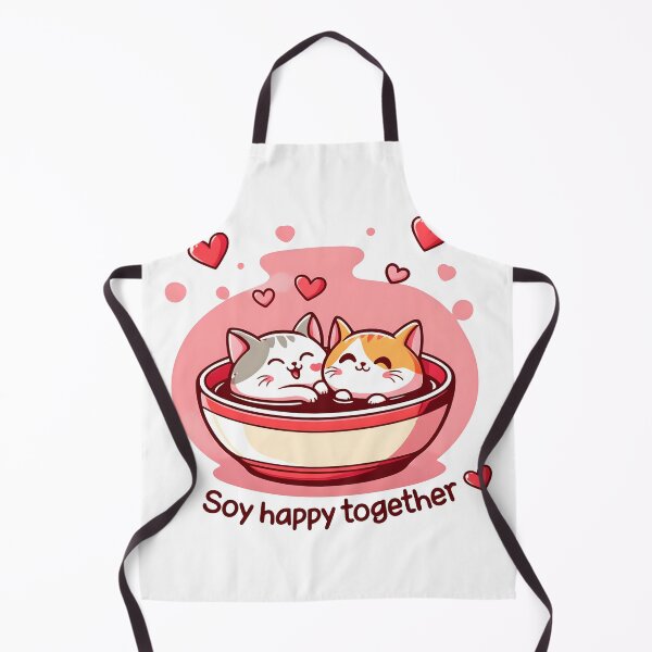 Item preview, Sushi Cat Soy happy together designed and sold by Uglyandcute.