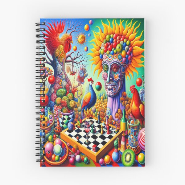 Item preview, The Rooster Gambit – Surreal Assembly of Strategy and Spectacle designed and sold by daweave77.