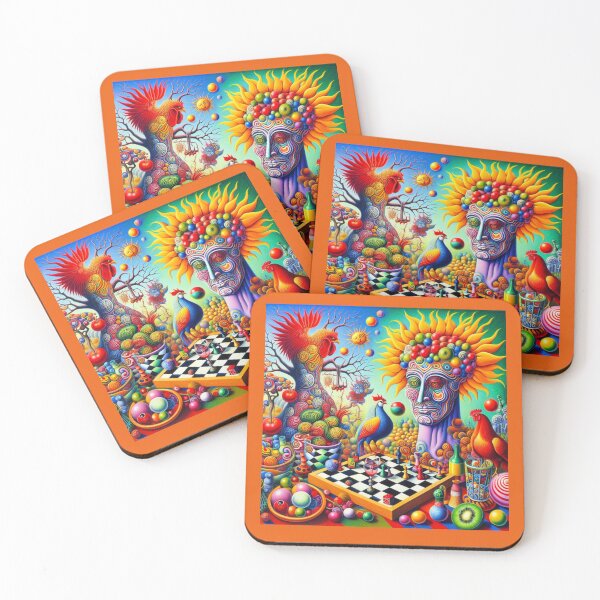 Item preview, The Rooster Gambit – Surreal Assembly of Strategy and Spectacle designed and sold by daweave77.