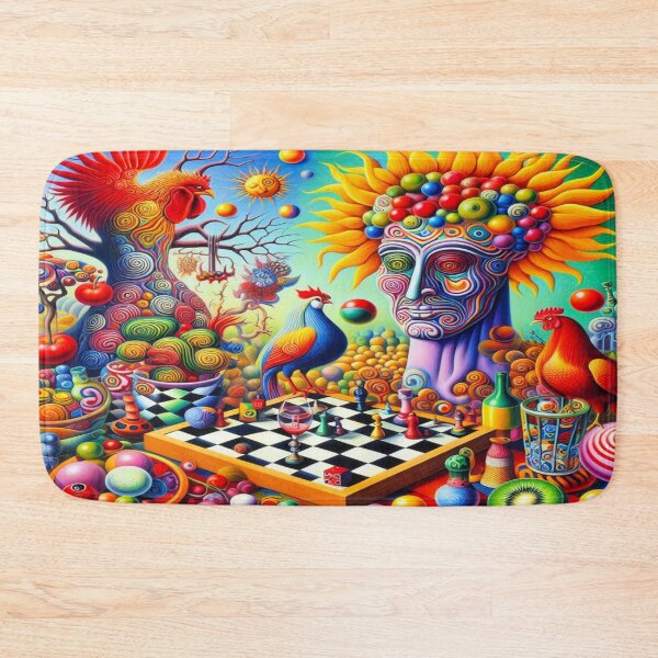 Item preview, The Rooster Gambit – Surreal Assembly of Strategy and Spectacle designed and sold by daweave77.