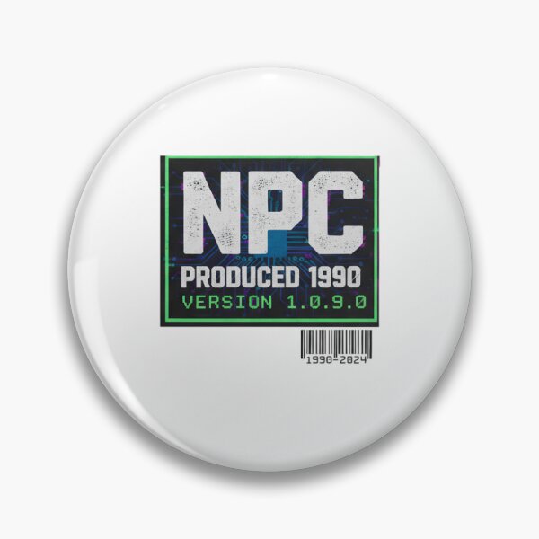 Item preview, NPC Produced 1990 - Retro Gamer Birth Year Tee designed and sold by Reality Audit.