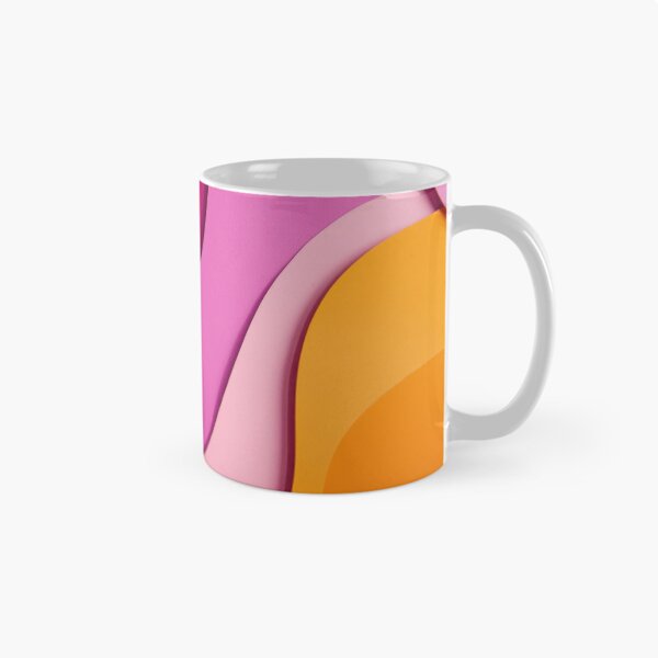 Item preview, Abstract shapes with an orange and pink color scheme, vintage paper texture overlay. Red-violet and white colors, children's book illustration style designed and sold by anytka.