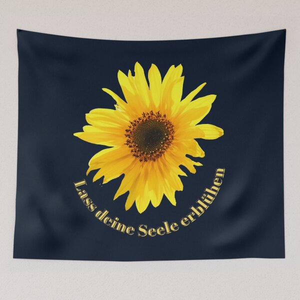 Item preview, Let your soul blossom – a sunflower design full of light, joy, and inspiration – a symbol of growth, self-development, and positive energy. Perfect as a gift or home decoration. designed and sold by Katja LebenFreude.