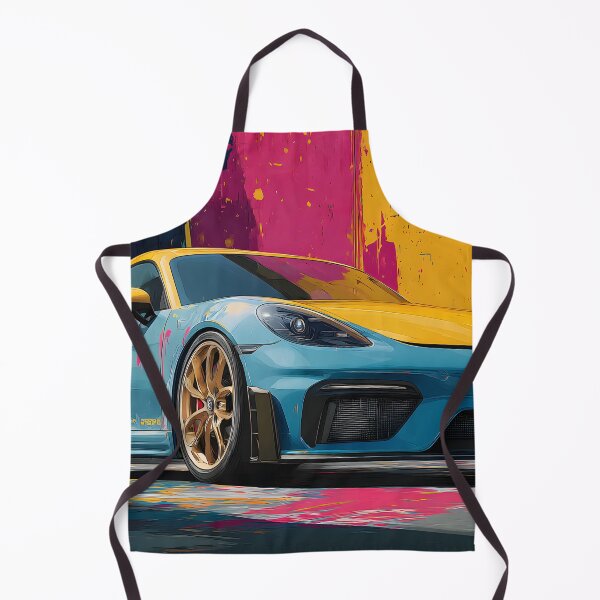 Item preview, Pop Art Porsche 718 Cayman GT4 Print designed and sold by AutoPopStudio.