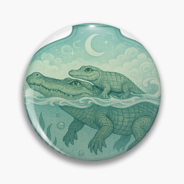 Item preview, Salt Water Crocodiles in a Terrarium designed and sold by thehaywirehoney.