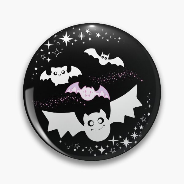 Item preview, Cute Bat & Stars | Pastel Goth Bat designed and sold by SunandShade.