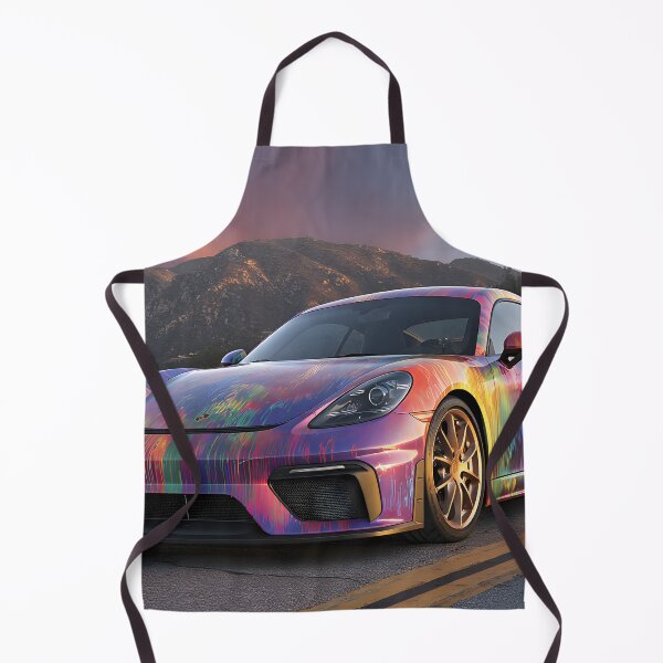 Item preview, Pop Art Painting Porsche 718 Cayman GT4 Artwork designed and sold by AutoPopStudio.