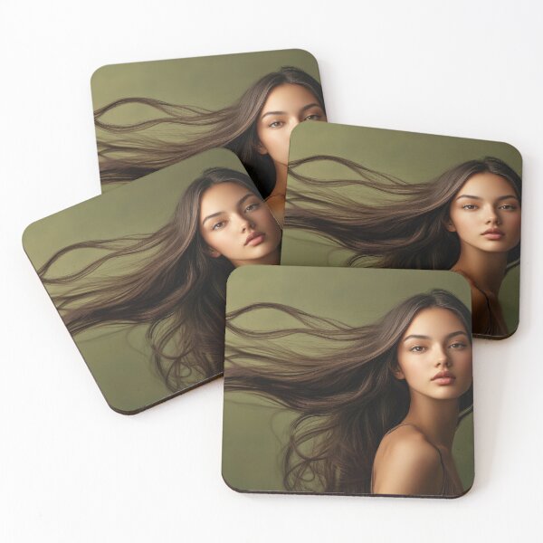 Item preview, Beautiful woman with flowing hair designed and sold by anytka.