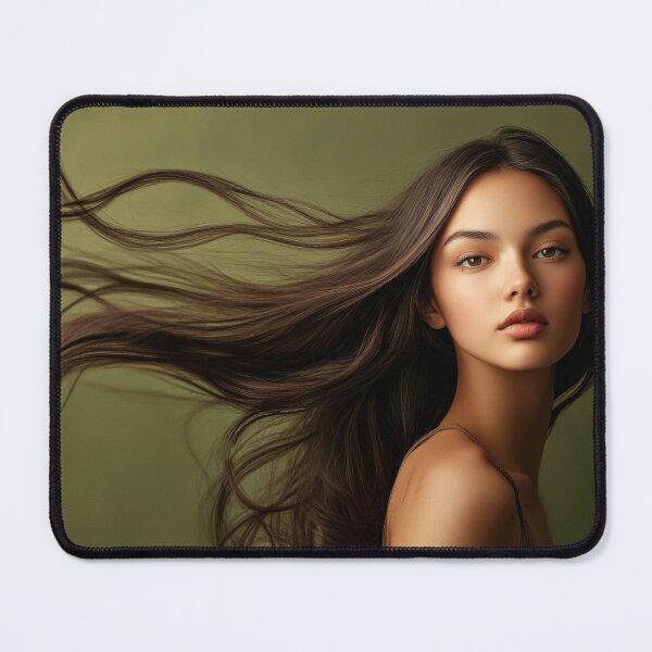 Item preview, Beautiful woman with flowing hair designed and sold by anytka.