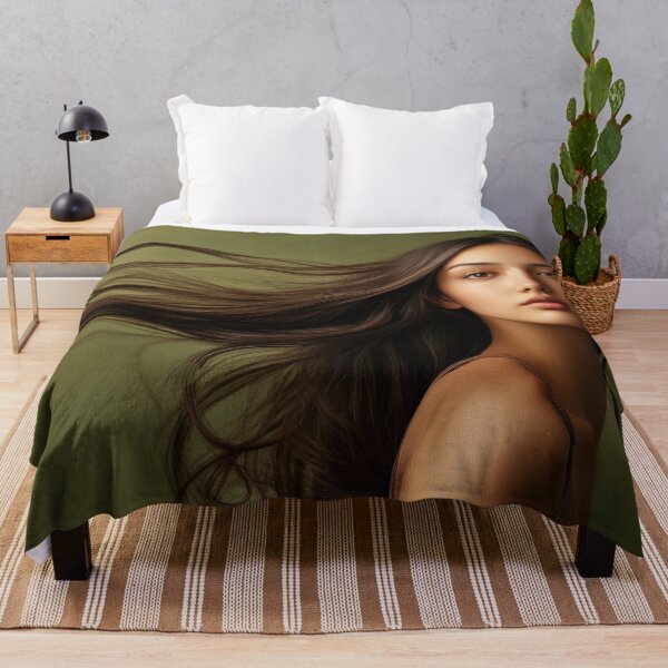 Item preview, Beautiful woman with flowing hair designed and sold by anytka.