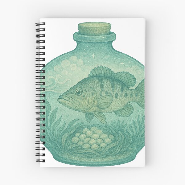 Item preview, Peacock Bass in a Bottle Terrarium designed and sold by thehaywirehoney.