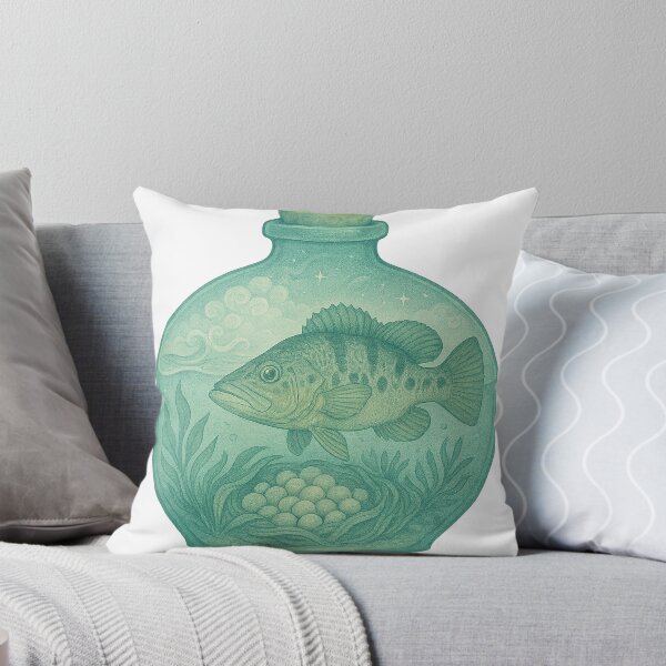 Item preview, Peacock Bass in a Bottle Terrarium designed and sold by thehaywirehoney.