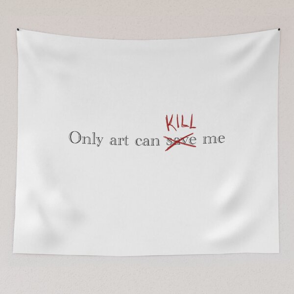 Item preview, Only art can save me designed and sold by Lileaf.