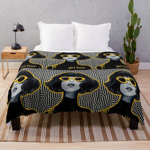 Item preview, Girl Boss Retro Pop Art – Bold Feminine Street Style designed and sold by Kruti Collection.